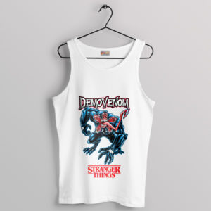 Demogorgon x Venom Stranger Things White Tank Top