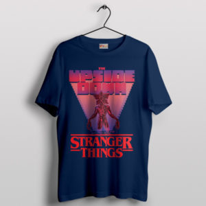 Demogorgon's Reign The Upside Down Navy T-Shirt