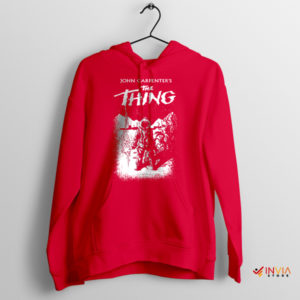 Discover the Horror The Thing JC Red Hoodie