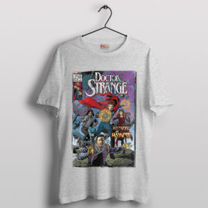 Doctor Strange Comic Multiverse of Madness Sport Grey T-Shirt