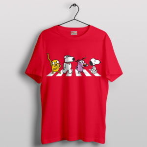 Dog Days on Abbey Road Cartoon T-Shirt