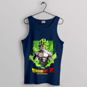 Dragon Ball's Legendary Saiyan Broly Navy Tank Top