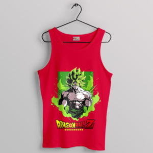 Dragon Ball's Legendary Saiyan Broly Red Tank Top