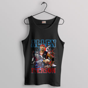 Dribble Down Memory Lane Iverson Black Tank Top