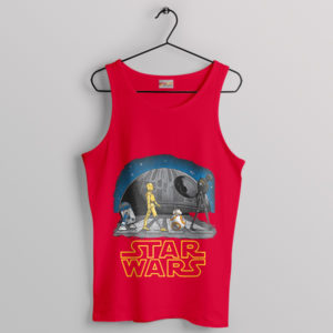 Droids' Day Out Crossing Abbey Road Red Tank Top