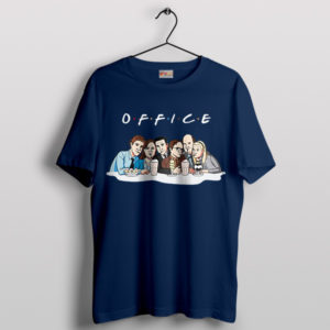 Dunder Mifflin Squad The Office Friends Navy T-Shirt