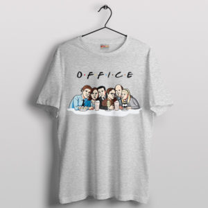 Dunder Mifflin Squad The Office Friends Sport Grey T-Shirt