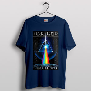 Eclipse of Style Pink Floyd's The Dark Side Navy T-Shirt