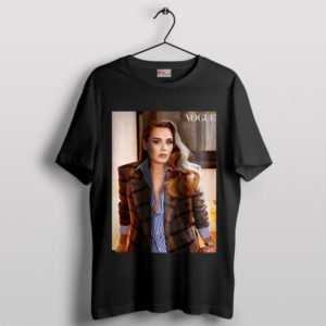 Elegance Redefined Adele's Vogue Black T-Shirt