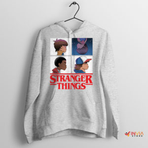 Epic Mashup Stranger Things Demon Days Sport Grey Hoodie