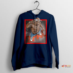 Eternal West Coast 2Pac Tribute Navy Hoodie