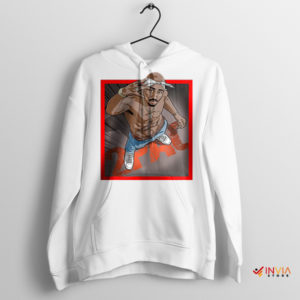 Eternal West Coast 2Pac Tribute White Hoodie