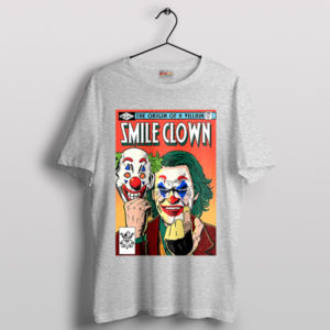 Evil Laughter Joker's Smile Clown Sport Grey T-Shirt