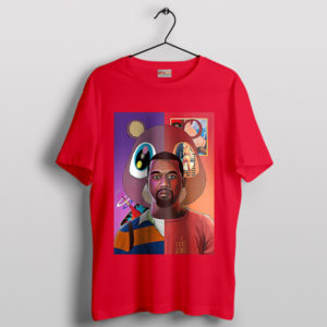 Evolution of Style I Feel Like Pablo Kanye Red T-Shirt