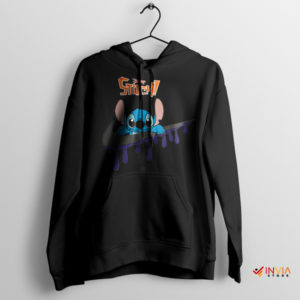 Experiment 626 in Nike Stitch Art Black Hoodie