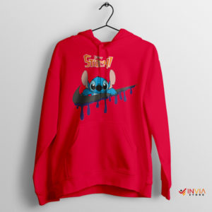 Experiment 626 in Nike Stitch Art Red Hoodie