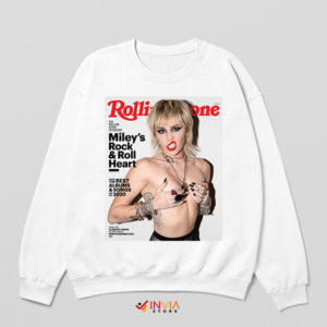 Fan Apparel Miley Cyrus Rolling Stone Sweatshirt