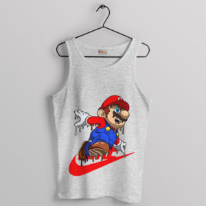 Fantasy Trippy Mario Bros Nintendo Sport Grey Tank Top