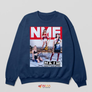 Fearless Heart Fearless Style HAIM Navy Sweatshirt