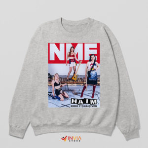 Fearless Heart Fearless Style HAIM Sport Grey Sweatshirt