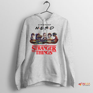 Friends of the Nerd Side Stranger Things Sport Grey Hoodie