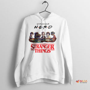 Friends of the Nerd Side Stranger Things White Hoodie