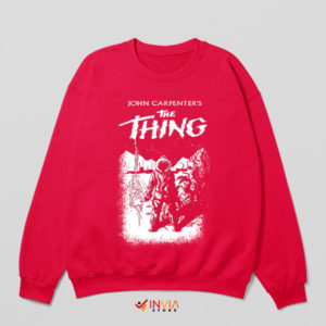 Frozen Terror The Thing Memorabilia Red Sweatshirt