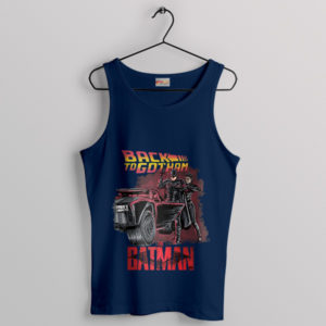 Future Threads of Justice Batman Navy Tank Top