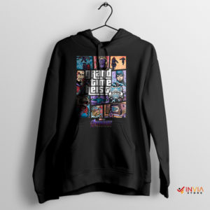 GTA x Avengers Endgame Grand Time Heist Hoodie