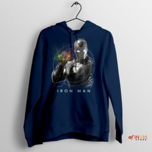 Gauntlet Glory Iron Man Endgame Navy Hoodie