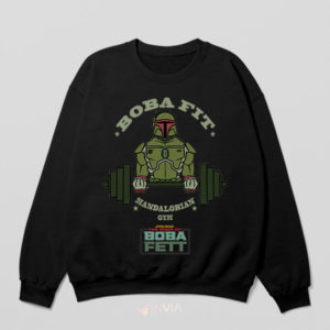 Get Fit with Boba Fett Mandalorian Black Sweatshirt