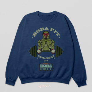 Get Fit with Boba Fett Mandalorian Navy Sweatshirt