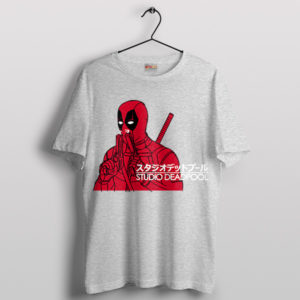 Ghibli Meets Merc Deadpool's Meme Sport Grey T-Shirt