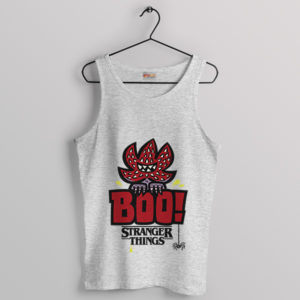 Ghostly Stranger Things King Boo Sport Grey Tank Top