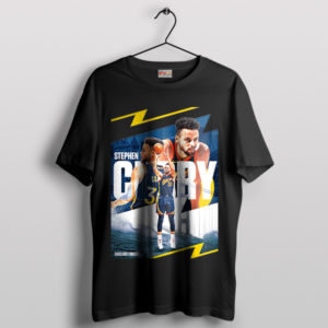 Golden Gate Bridge Stephen Curry Black T-Shirt