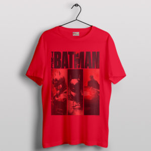 Gotham Frames The Batman Panels Red T-Shirt