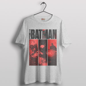 Gotham Frames The Batman Panels Sport Grey T-Shirt