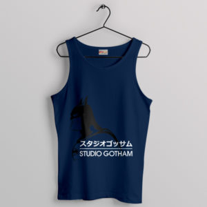 Gotham Knight in Ghibli Wonderland Navy Tank Top