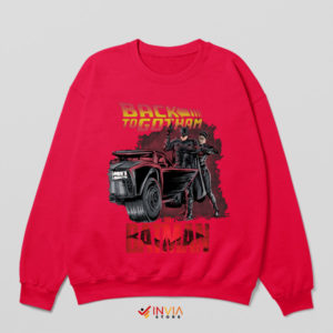 Gotham's Time-Traveler Batman Red Sweatshirt