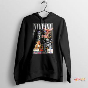 Grunge Pioneers Honored Nirvana Legend Black Hoodie