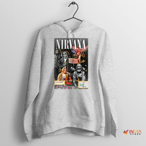 Grunge Pioneers Honored Nirvana Legend Sport Grey Hoodie