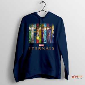 Guardians of Earth Eternals Marvel Navy Hoodie