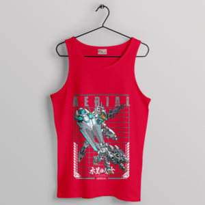 Gundam's Air Superiority Aerial Red Tank Top