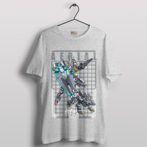 Gundam's Flight of Freedom Aerial Sport Grey T-Shirt