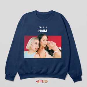 HAIM's Beat Music Celebration Navy Sweatshirt