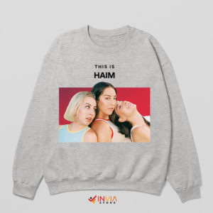 HAIM's Beat Music Celebration Sport Grey Sweatshirt