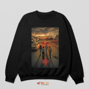 Hawkins Next Chapter Stranger Things 4 Black Sweatshirt