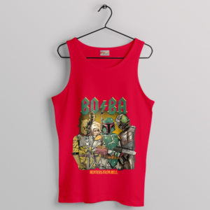 Highway to Hell Boba Fett Style Red Tank Top