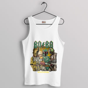 Highway to Hell Boba Fett Style White Tank Top