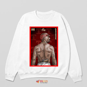 Hip-Hop Legend Exodus 2PAC White Sweatshirt